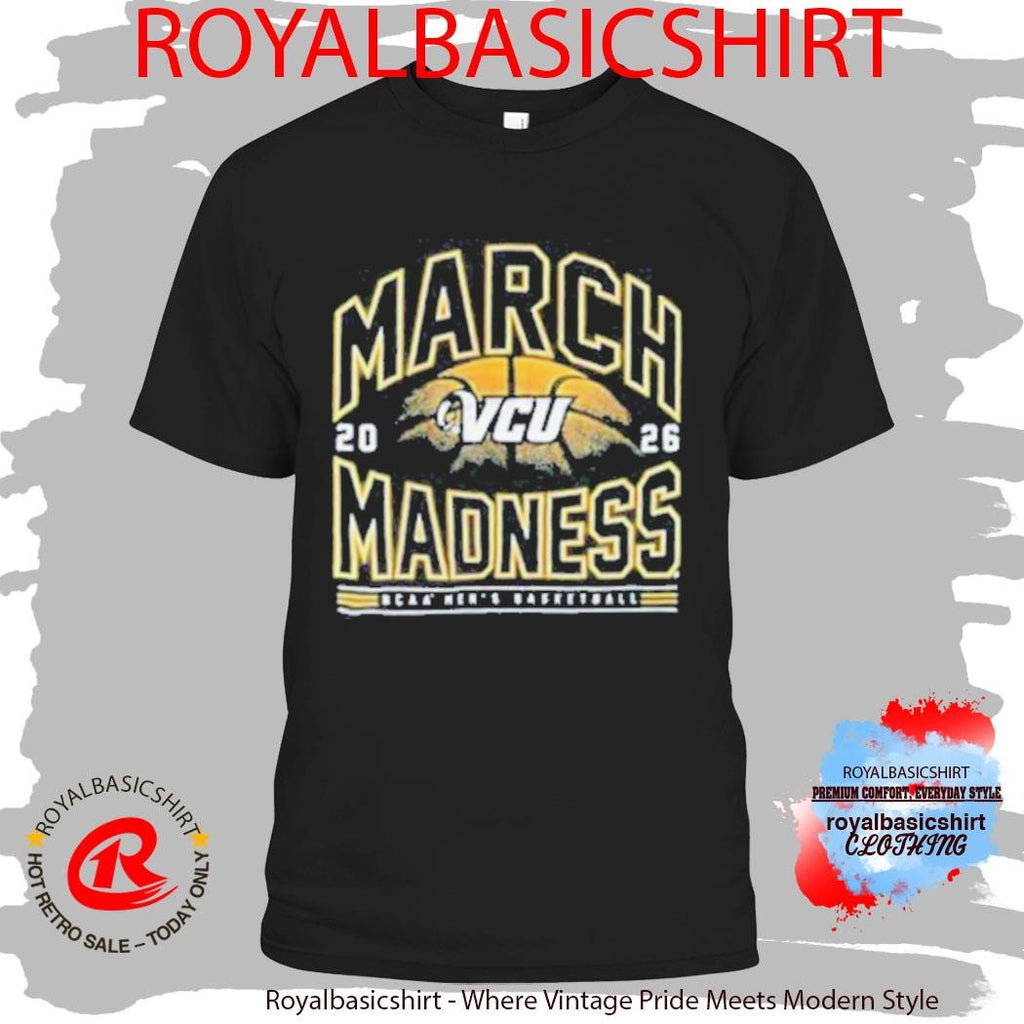 Official VCU Rams 2026 March Madness NCAA Men’s Basketball Shirt