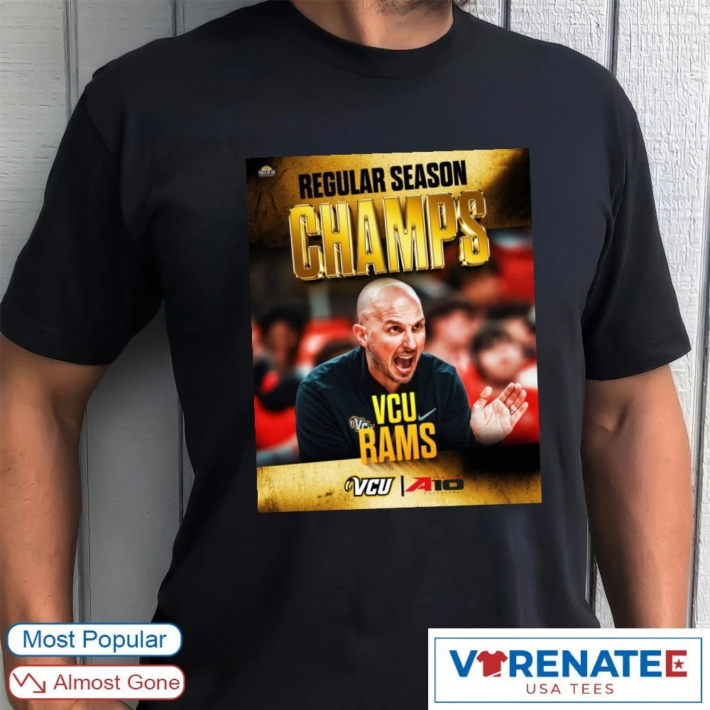 Official VCU Rams Atlantic 10 Conference Regular Season Champions Poster T-Shirt
