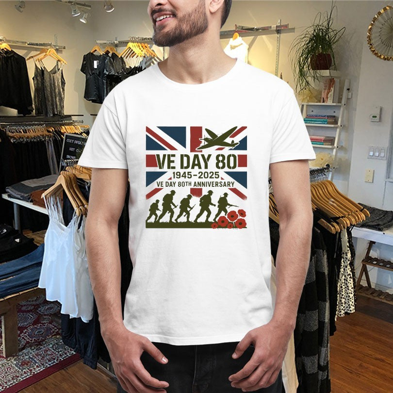 Official VE Day 80th Anniversary 1945-2025 Shirts