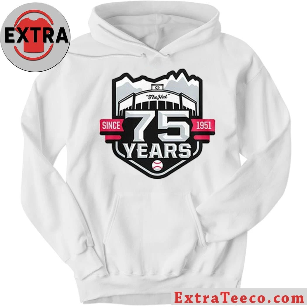 Official Vancouver Canadians 75th Anniversary Logo Hoodie T-Shirt