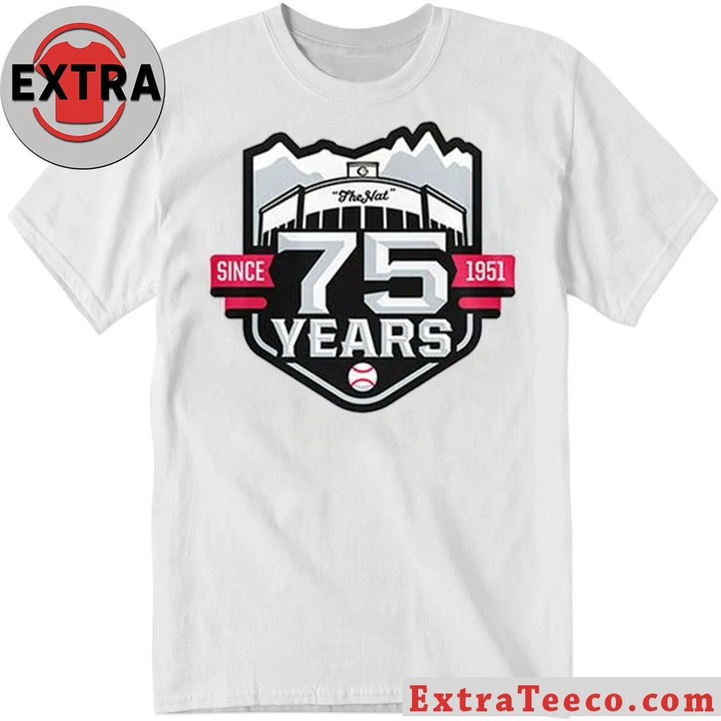 Official Vancouver Canadians 75th Anniversary Logo Hoodie T-Shirt