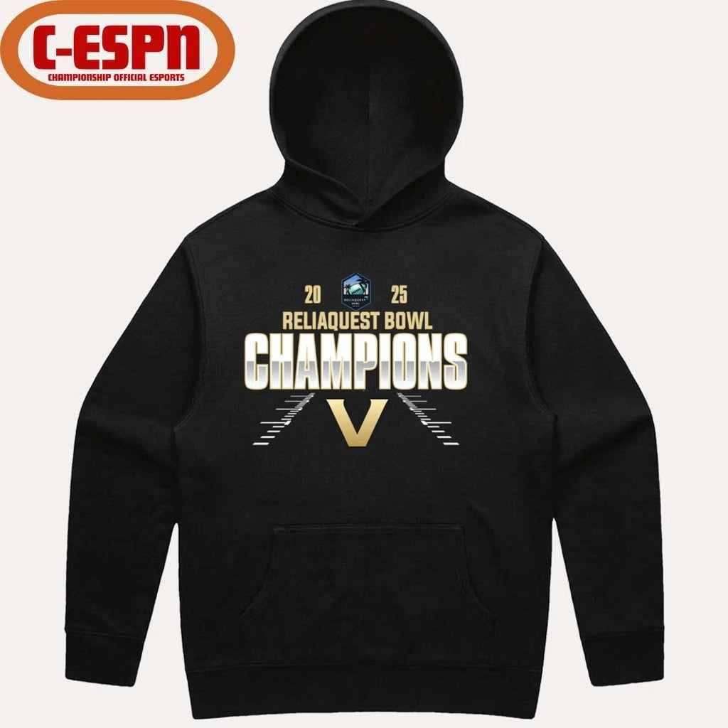 Official Vanderbilt Commodores Reliaquest Bowl Champions 2025 shirt