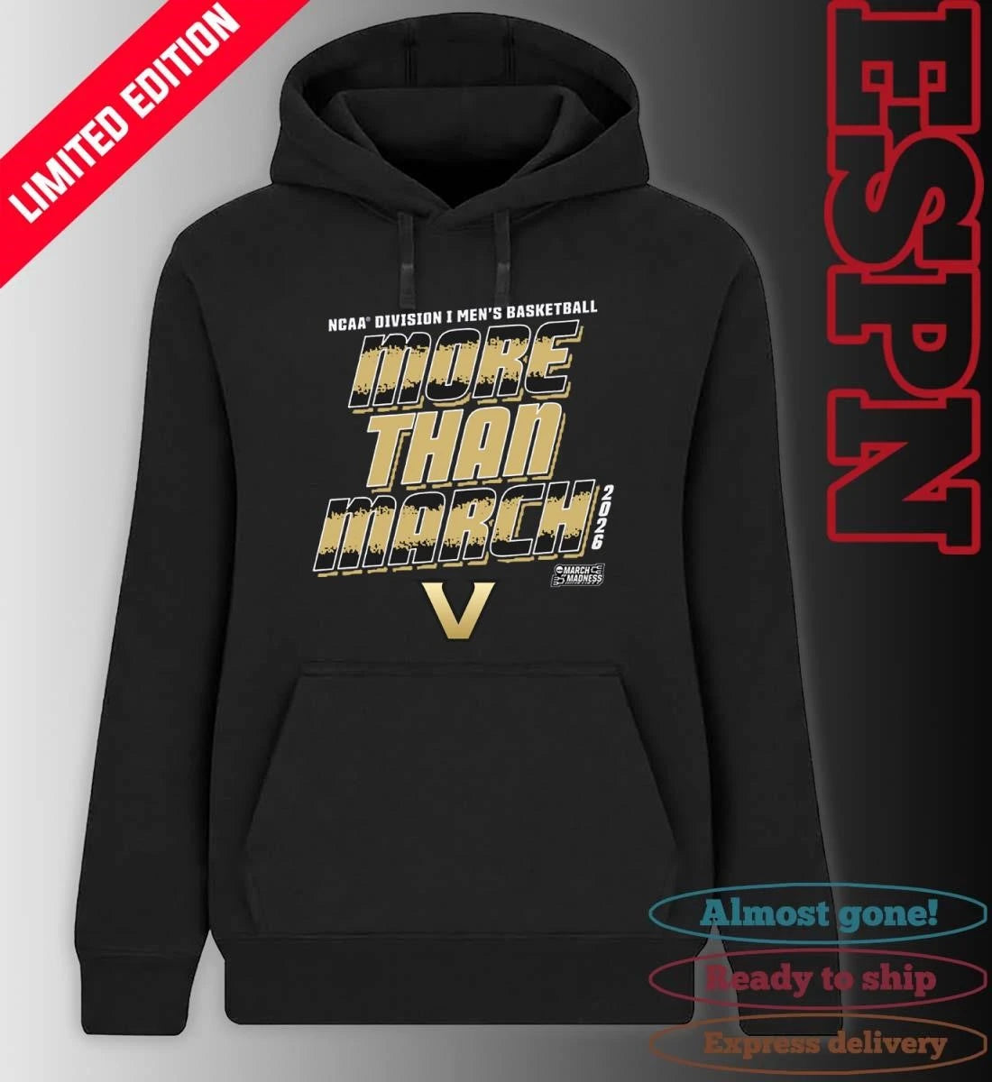 Official Vanderbilt Men’s Basketball More Than March 2026 Shirt