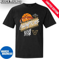 Official Vanderbilt Men’s Basketball SEC Tournament Champions Basket T-Shirt