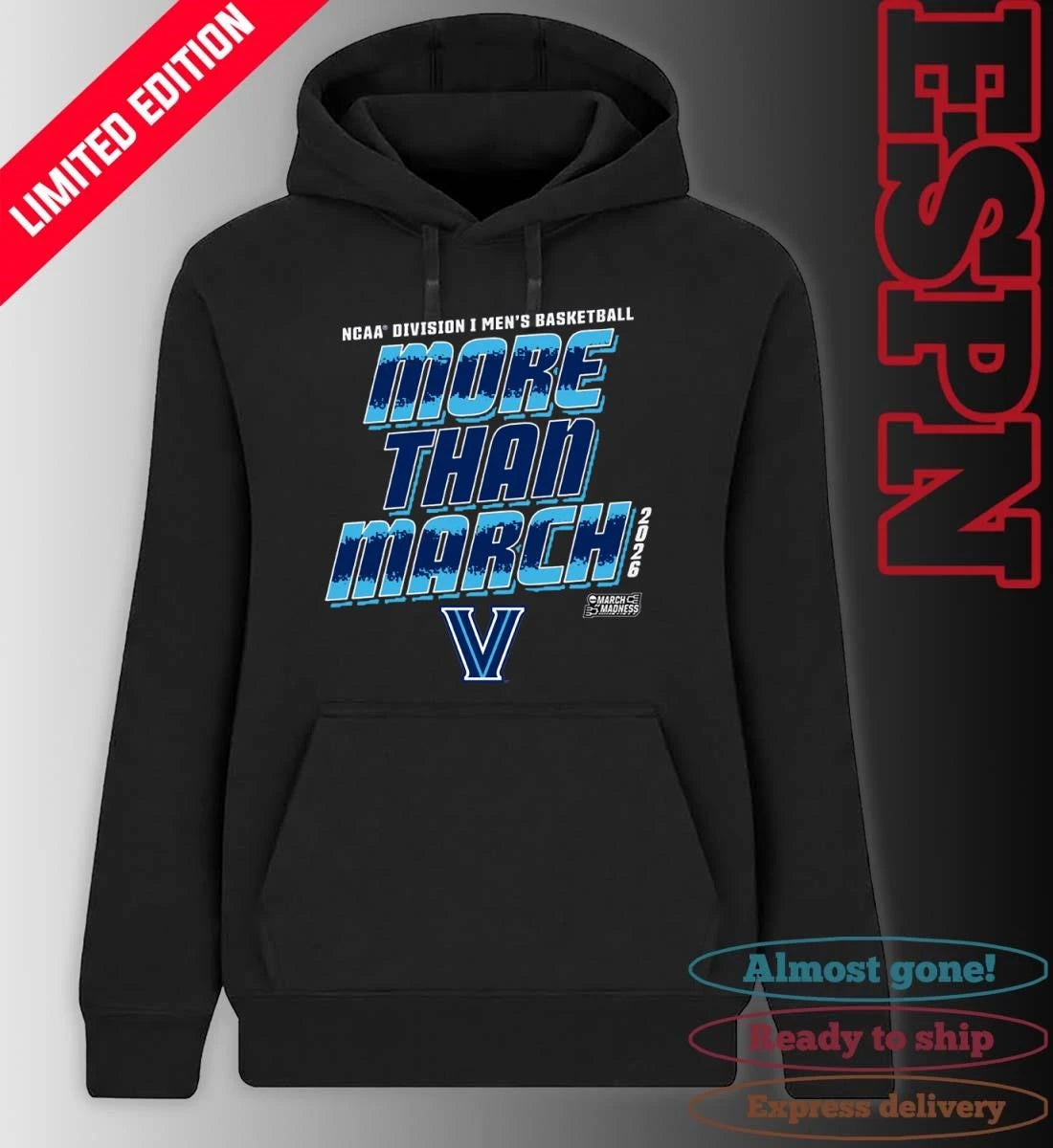 Official Villanova Men’s Basketball More Than March 2026 Shirt