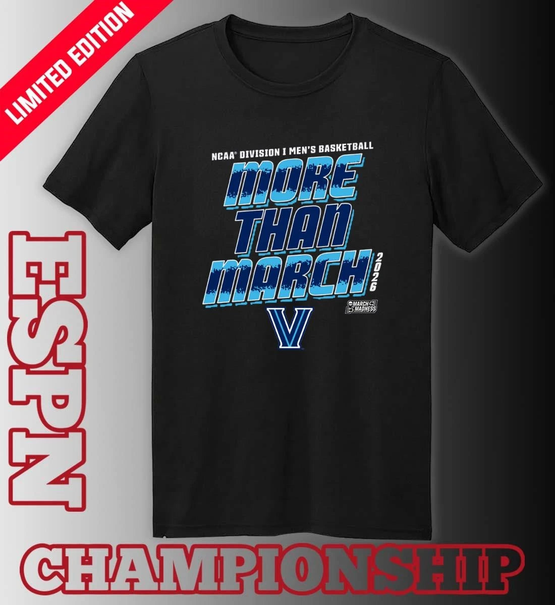 Official Villanova Men’s Basketball More Than March 2026 Shirt
