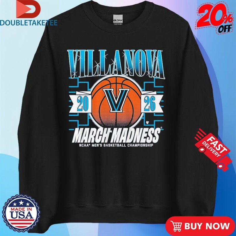 Official Villanova Wildcats NCAA Men’s Basketball Champions 2026 March Madness Shirts