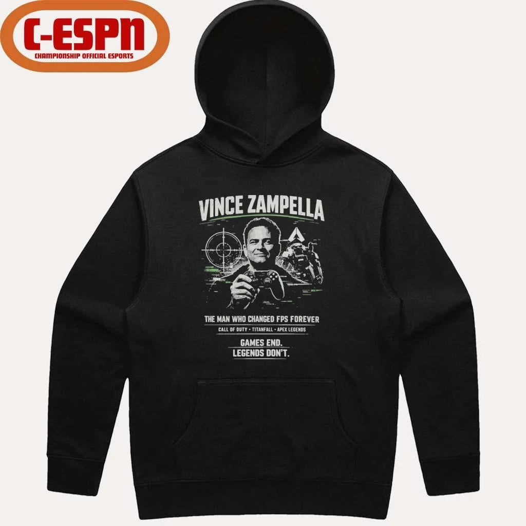Official Vince Zampella The Man Who Changed Fps Forever Shirt