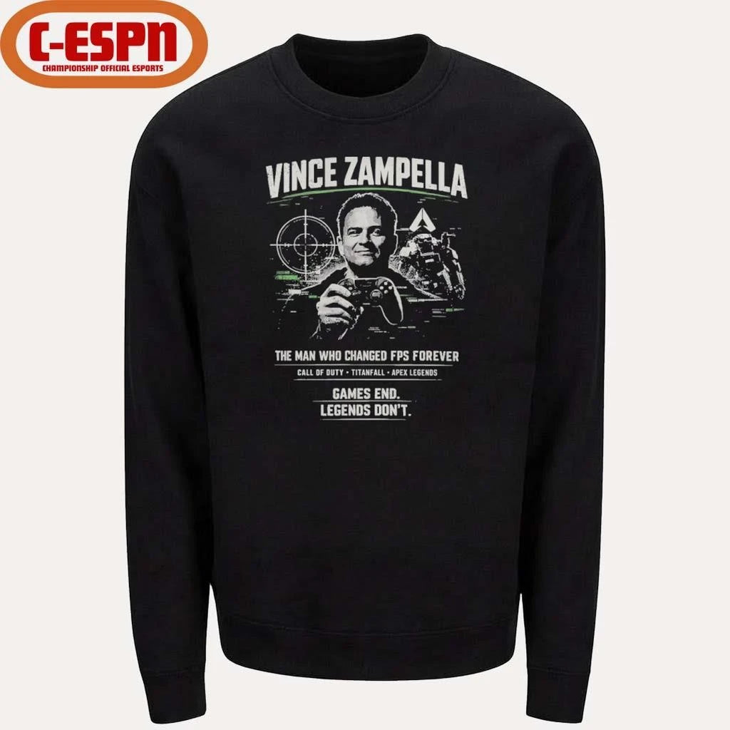 Official Vince Zampella The Man Who Changed Fps Forever Shirt