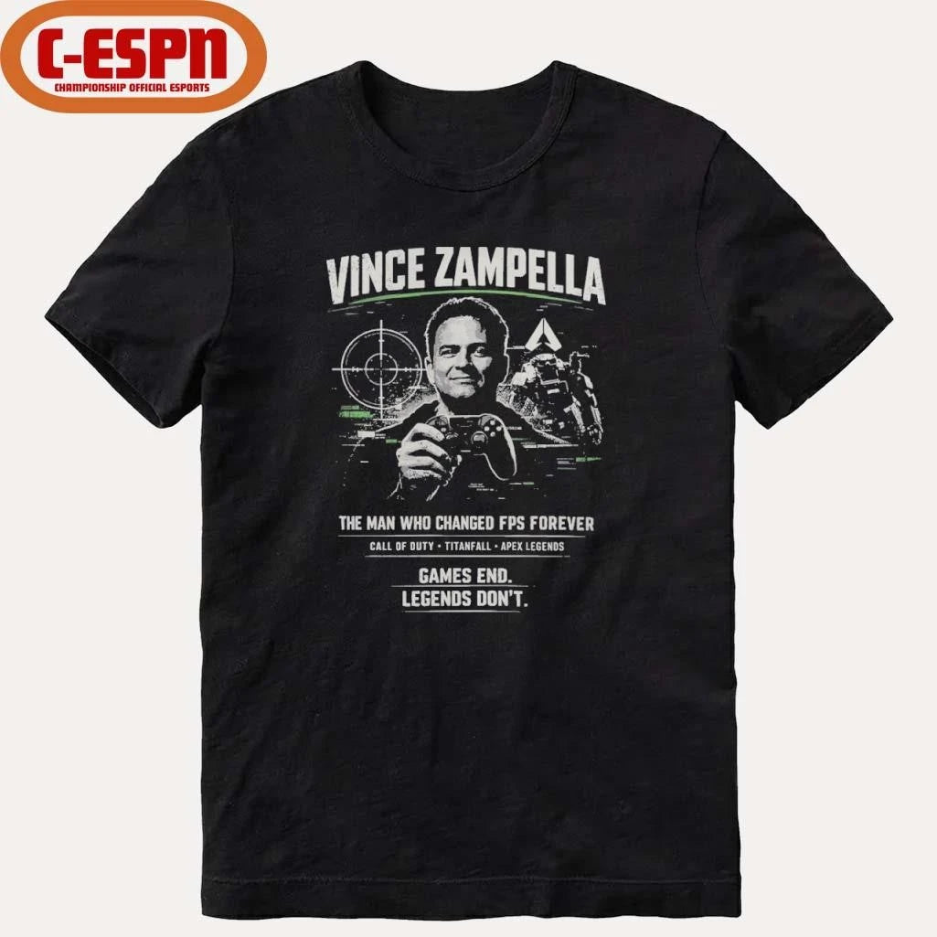 Official Vince Zampella The Man Who Changed Fps Forever Shirt