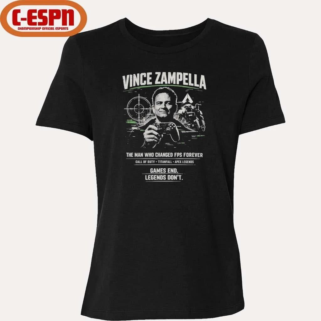 Official Vince Zampella The Man Who Changed Fps Forever Shirt