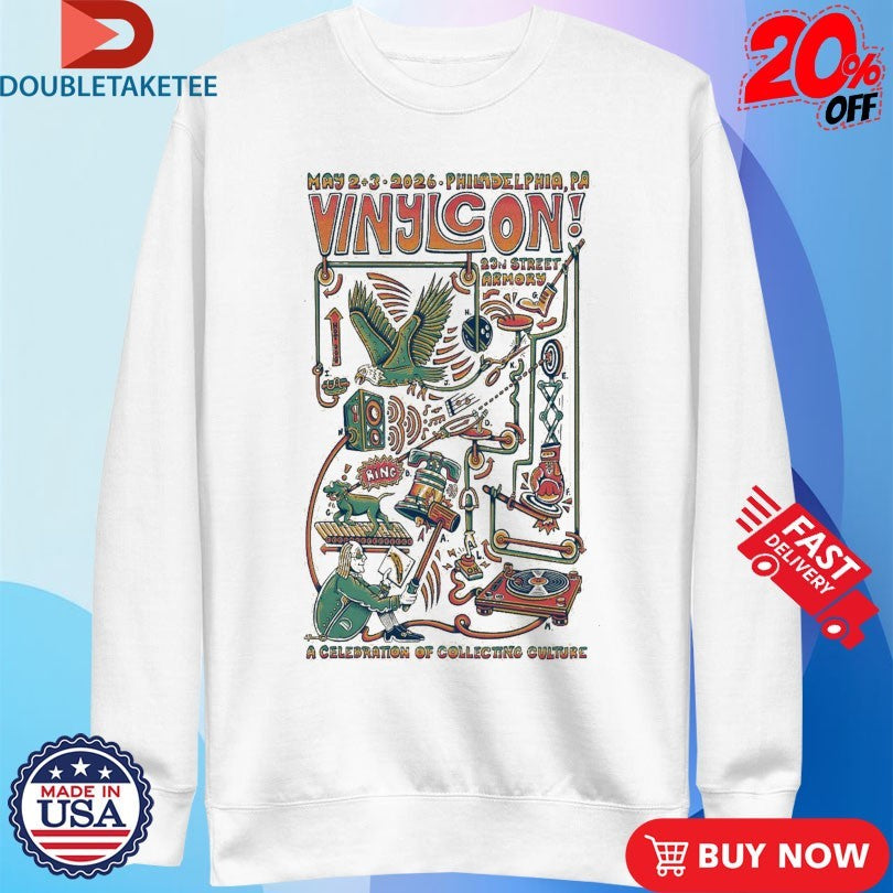 Official Vinylcon! May 2-3 2026 Philadelphia PA Shirts