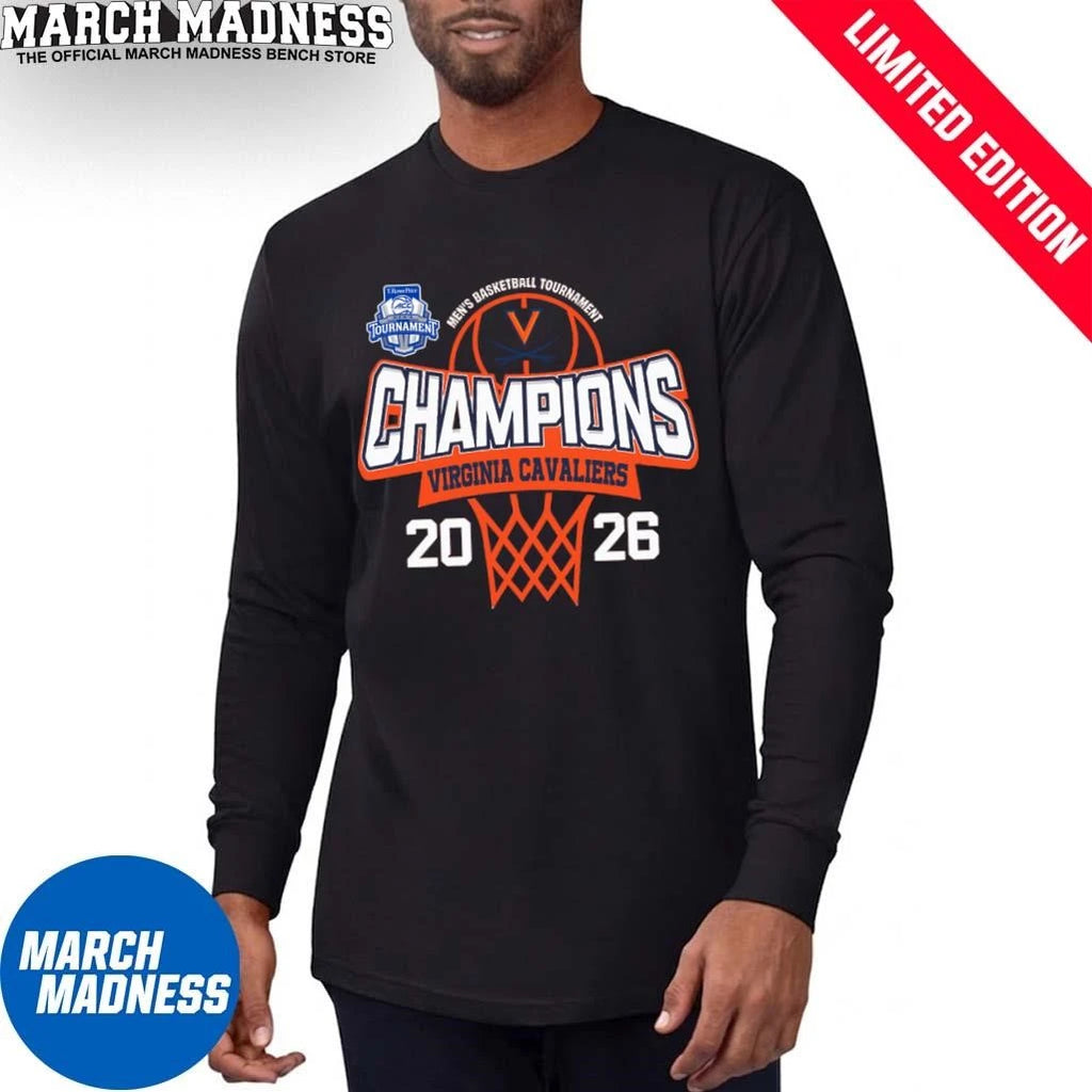 Official Virginia Cavaliers 2026 ACC Men’s Basketball Tournament Champions Shirt