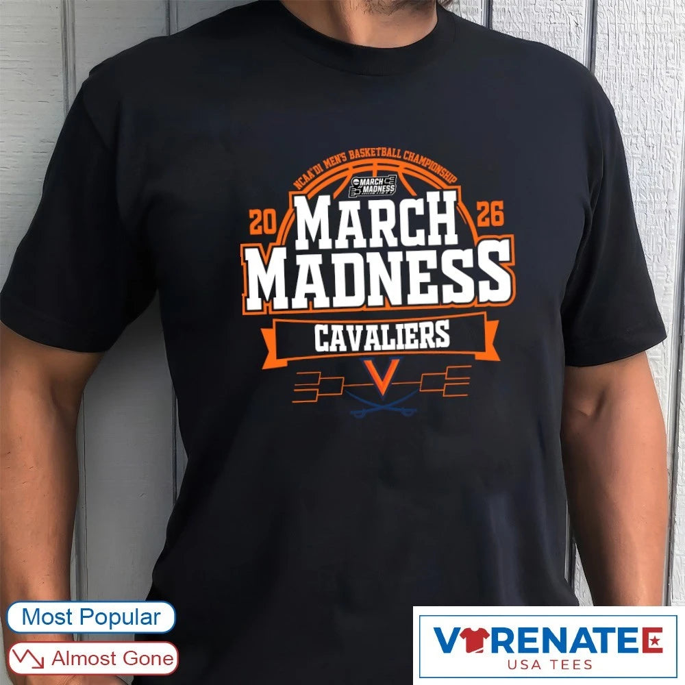 Official Virginia Cavaliers 2026 NCAA DI Men’s Basketball Championship March Madness T-Shirt