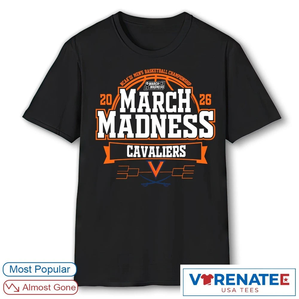 Official Virginia Cavaliers 2026 NCAA DI Men’s Basketball Championship March Madness T-Shirt