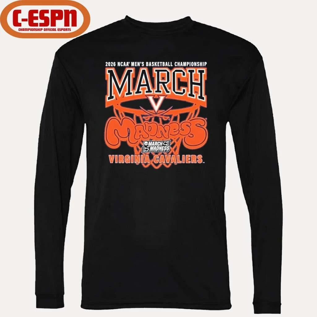 Official Virginia Cavaliers 2026 NCAA Men’s Basketball Championship March Madness Shirt