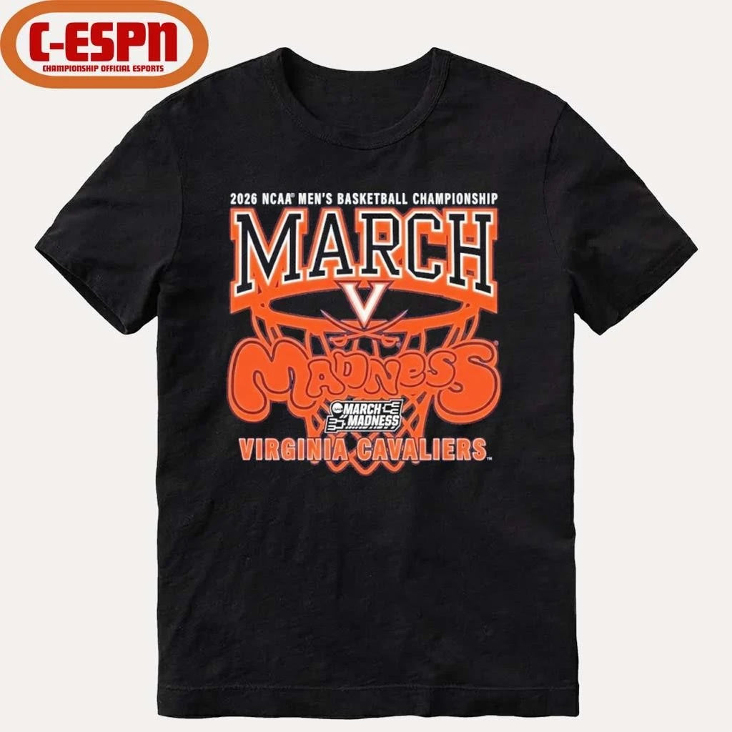 Official Virginia Cavaliers 2026 NCAA Men’s Basketball Championship March Madness Shirt