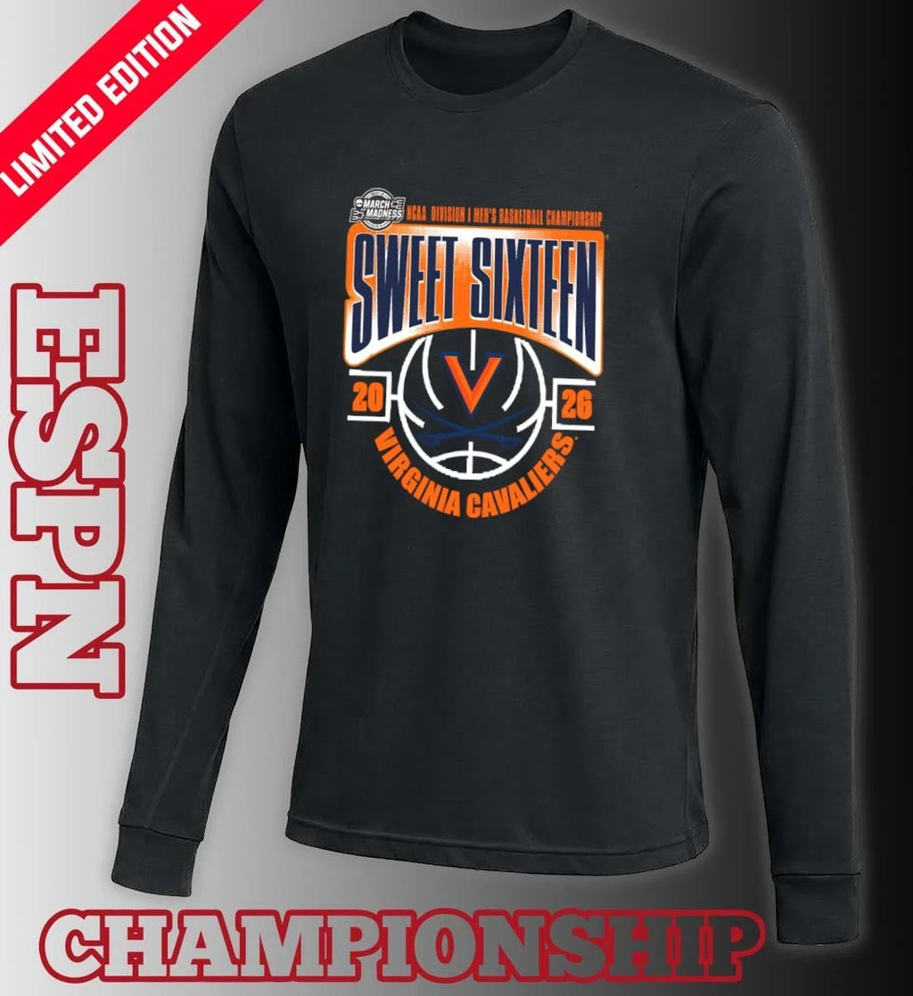 Official Virginia cavaliers Sweet 16 NCAA DI Men’s Basketball Tournament March Madness 2026 T-Shirt