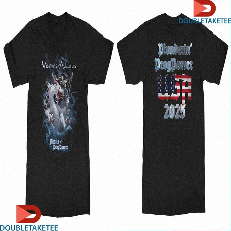 Official Visions Of Atlantis Pirates Of ProgPower USA 2025 Shirts