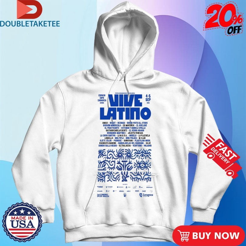 Official Vive Latino Espacio Expo Zaragoza September 4-5 2026 Shirts
