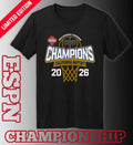 Official WAC Men’s Basketball Tournament 2026 Champions California Baptist Lancers T-Shirt