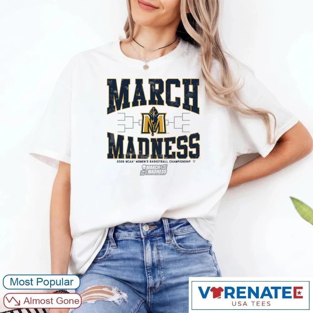 Official WBB 2026 NCAA Women’s Basketball Championship March Madness Murray State Racers T-Shirt