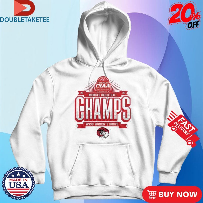 Official WSSU Women’s Hoops 2026 Basketball Champions Shirts