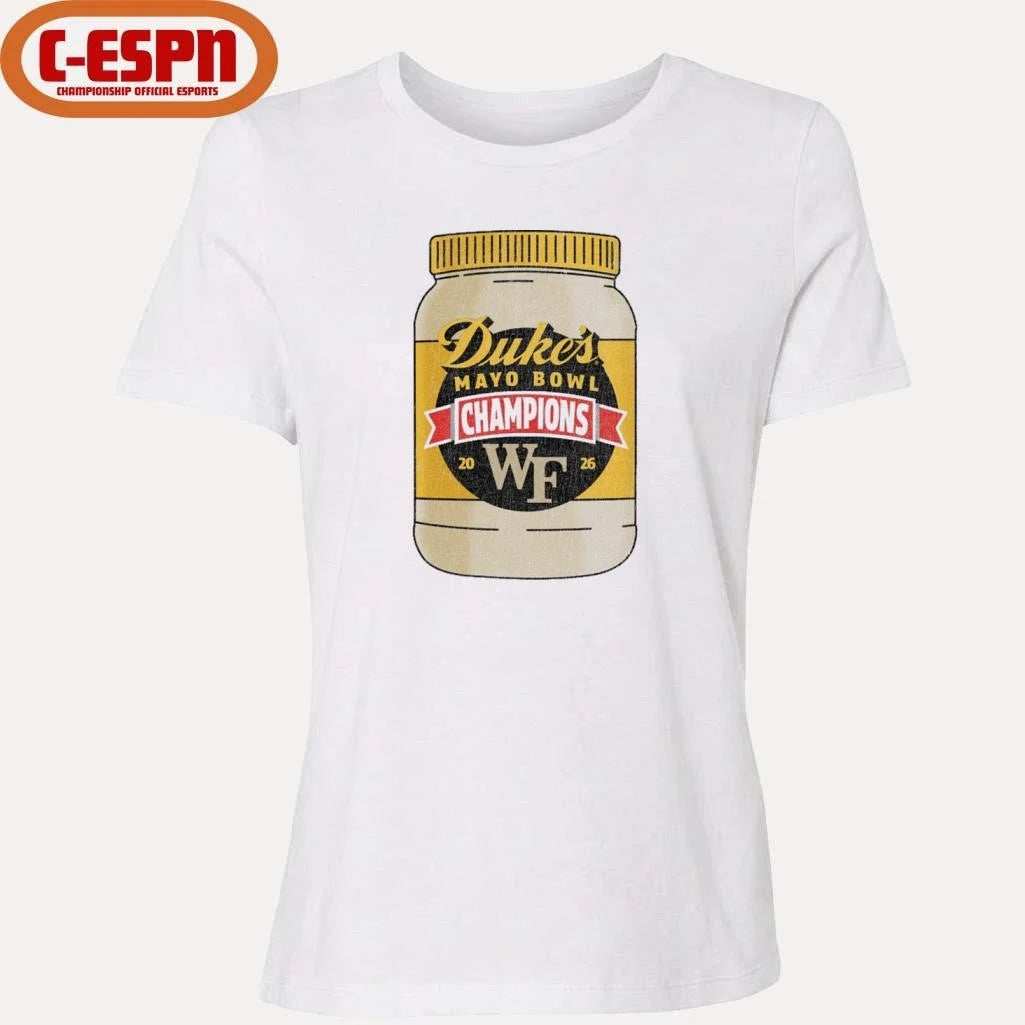 Official Wake Forest Demon Deacons Duke’s Mayo Bowl Champions T-Shirt