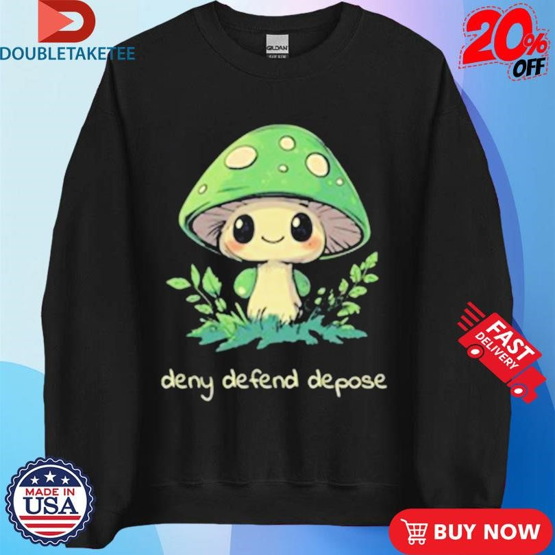 Official Walter Masterson Deny Defend Depose Mushroom Luigi Mangione Shirts