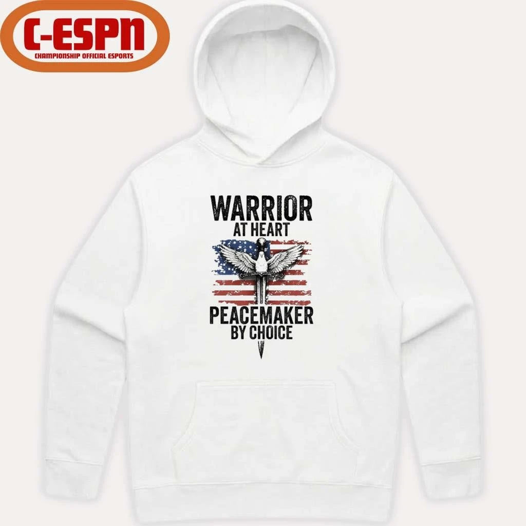 Official Warrior At Heart Peacemaker By Choice shirt
