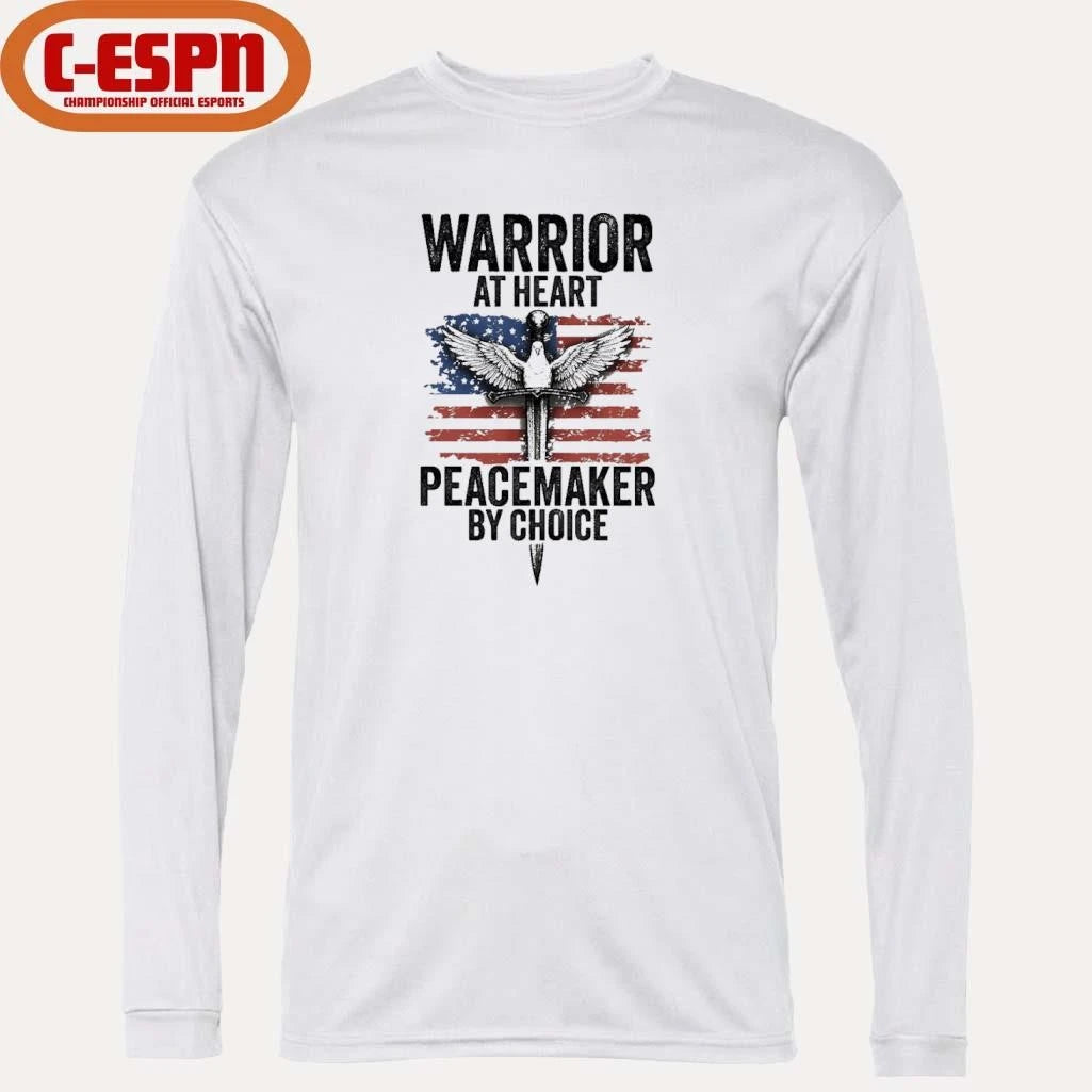 Official Warrior At Heart Peacemaker By Choice shirt
