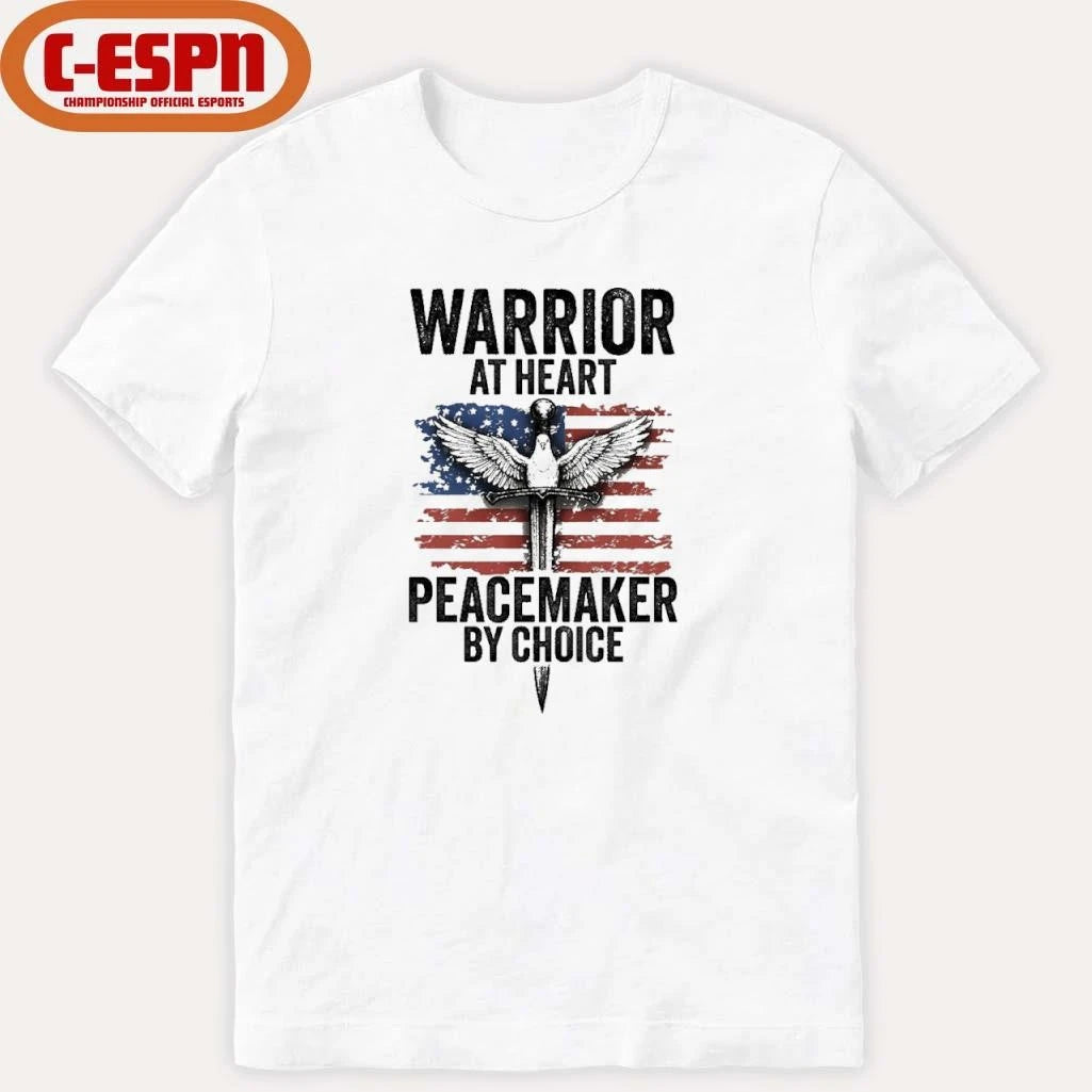 Official Warrior At Heart Peacemaker By Choice shirt