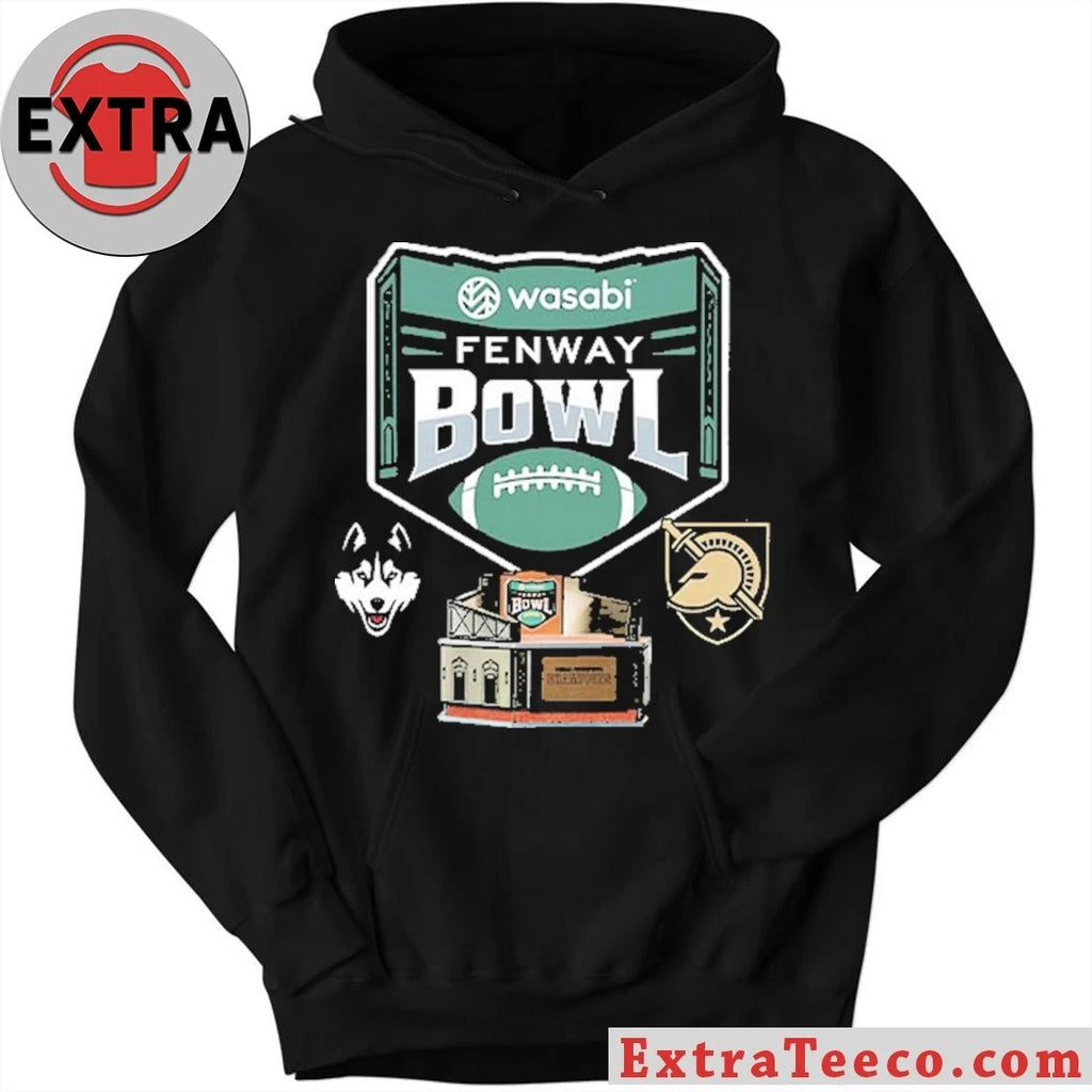 Official Wasabi Fenway Bowl UConn Huskies Versus Army Black Knights Bowl Season College Football 2025 2026 Logo Shirt