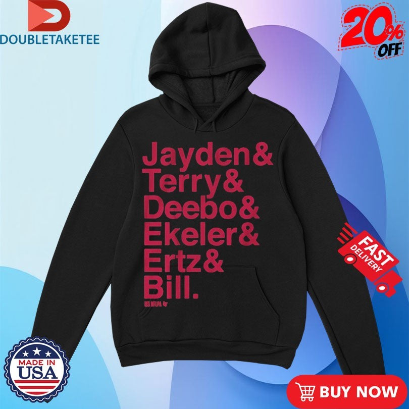 Official Washington Commanders Jayden Terry Deebo Ekeler Ertz And Bill Ampersand Stars Shirts