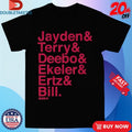 Official Washington Commanders Jayden Terry Deebo Ekeler Ertz And Bill Ampersand Stars Shirts