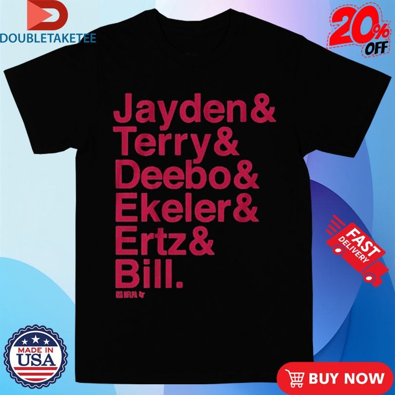 Official Washington Commanders Jayden Terry Deebo Ekeler Ertz And Bill Ampersand Stars Shirts