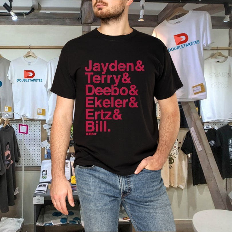 Official Washington Commanders Jayden Terry Deebo Ekeler Ertz And Bill Ampersand Stars Shirts