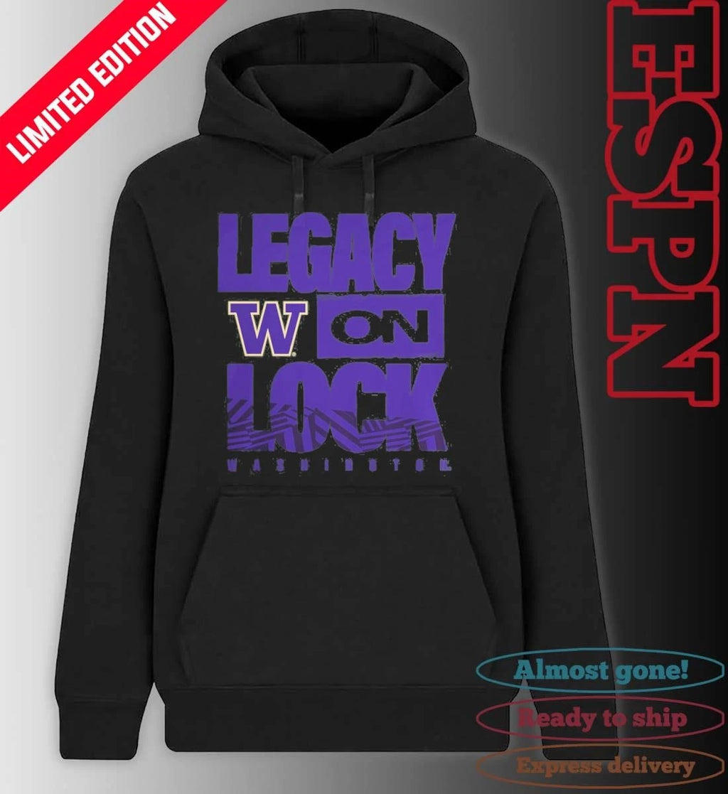 Official Washington Huskies 2026 Legacy On Lock March Madness Shirt