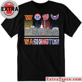 Official Washington Redskins Wizards Capitals Washington Nationals Proud City And Logo T-Shirt