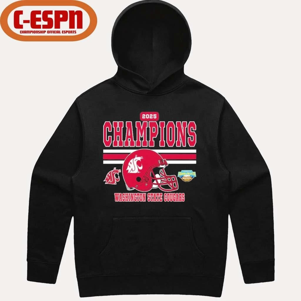 Official Washington State Cougars 2025 Idaho Potato Bowl Champions Shirt