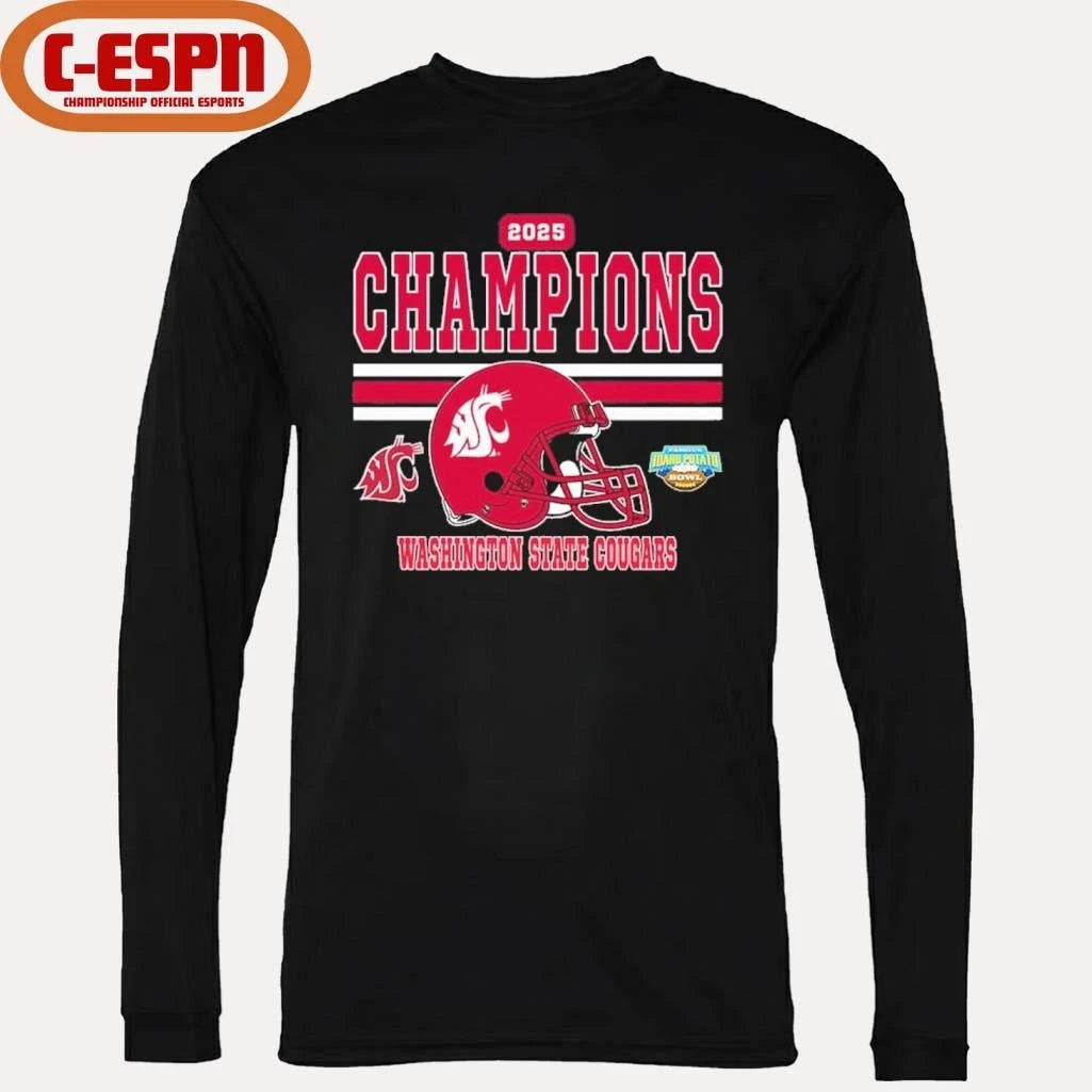 Official Washington State Cougars 2025 Idaho Potato Bowl Champions Shirt