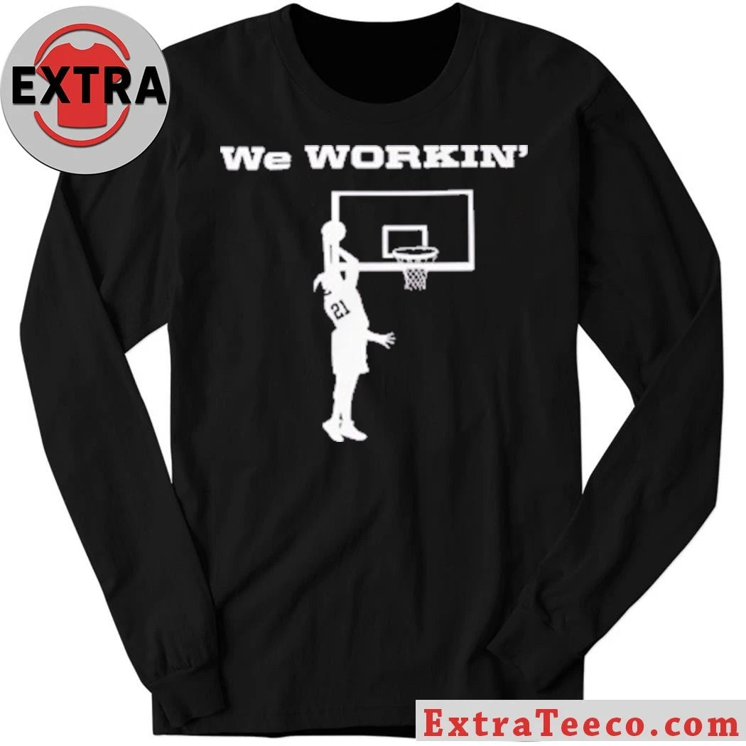 Official We Workin #21 Basketball T-Shirt