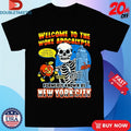 Official Welcome To The Woke Apocalypse Formerly Known As New York City I Rode The Subway And Now I’m Gay Greetings Komrade Help Skeleton Shirts