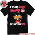 Official Wendy’s Employee Parody Grumpy Duck I Work Here Shirt
