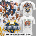 Official West Virginia Mountaineers Women’s Basketball 2026 Big 12 Tournament Champions Logo Two Sided Shirt
