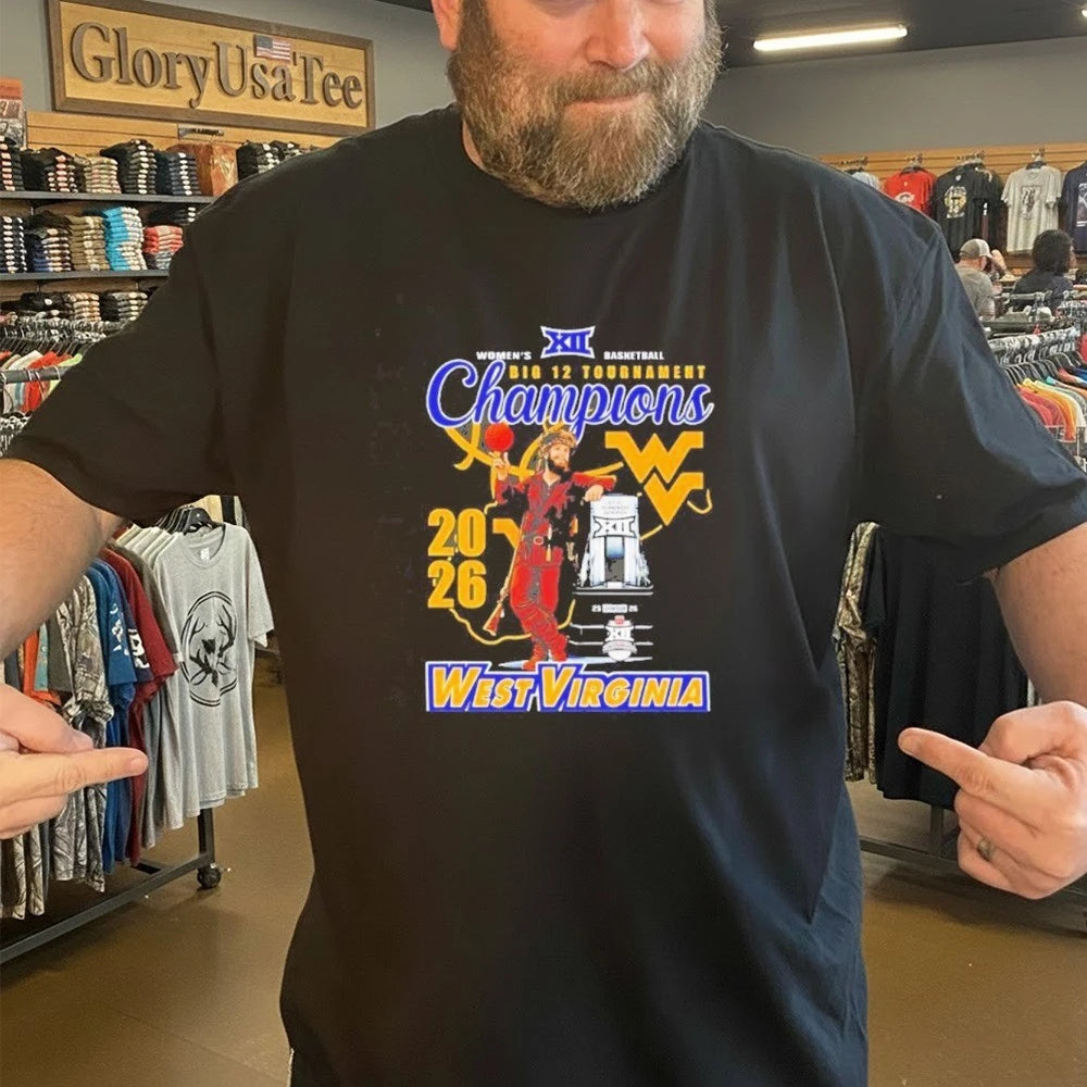 Official West Virginia Mountaineers Women’s Basketball Big 12 Tournament Champions Shirt