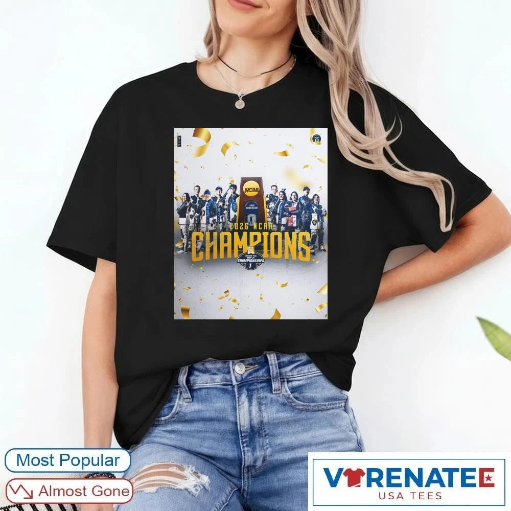 Official West Virginia Mountaineers winning the 2026 NCAA Rifle National Championship Poster T-Shirt