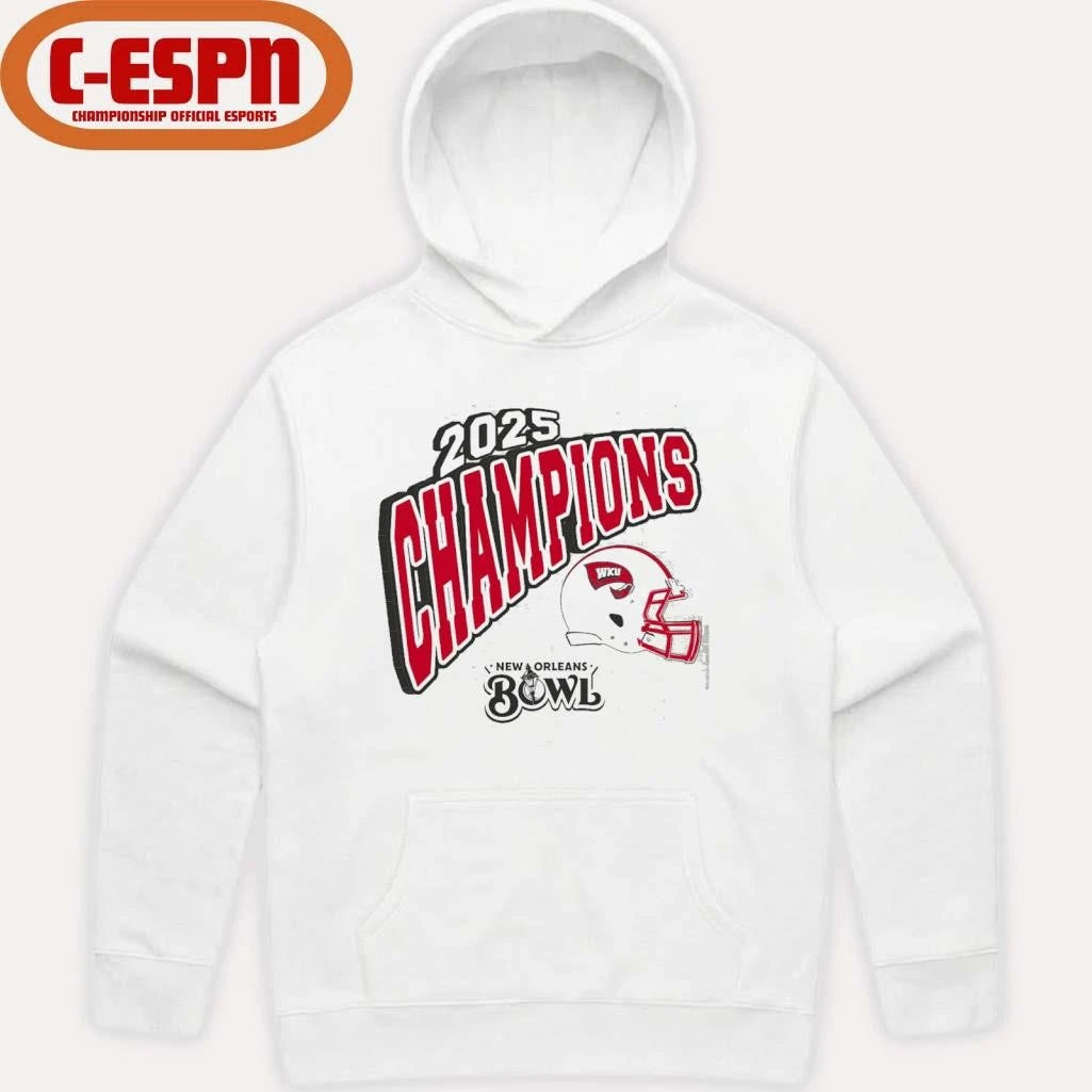 Official Western Kentucky Hilltoppers 2025 New Orleans Bowl Champions Shirt