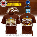 Official Western Michigan Broncos 2025 Myrtle Beach Bowl Champions Logo Shirt