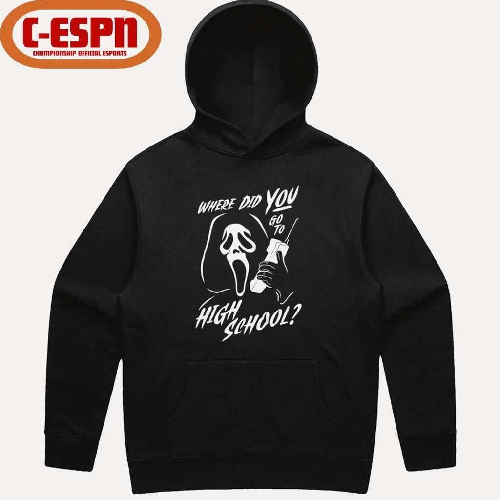 Official Where Did You Go to High School Ghostface Shirt